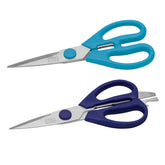 Chicago Cutlery 2-piece Kitchen Shears in Blueberry and Blue Frost
