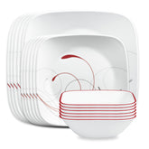 Corelle® Square Splendor 18-piece Dinnerware Set, Service for 6