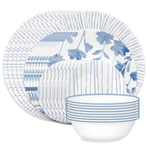 Corelle® Botanical Stripes 32-piece Dinnerware Set, Service for 8
