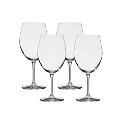 Lucaris Bangkok Bliss Bordeaux Glasses (4-Pieces), 25-ounce, Dishwasher Safe, Lead-free Crystalline