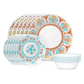 Corelle® Global Collection Terracotta Dreams 18-piece Dinnerware Set, Service for 6