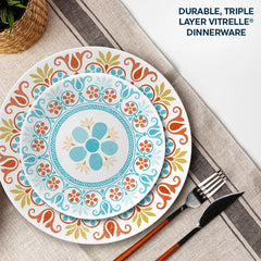 Corelle® Global Collection Terracotta Dreams 18-piece Dinnerware Set, Service for 6