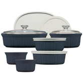 CorningWare® French Colors 12-piece Oval Bakeware Set, Navy