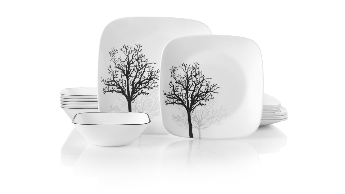 Corelle® Timber Shadows 18-piece Dinnerware Set, Service for 6