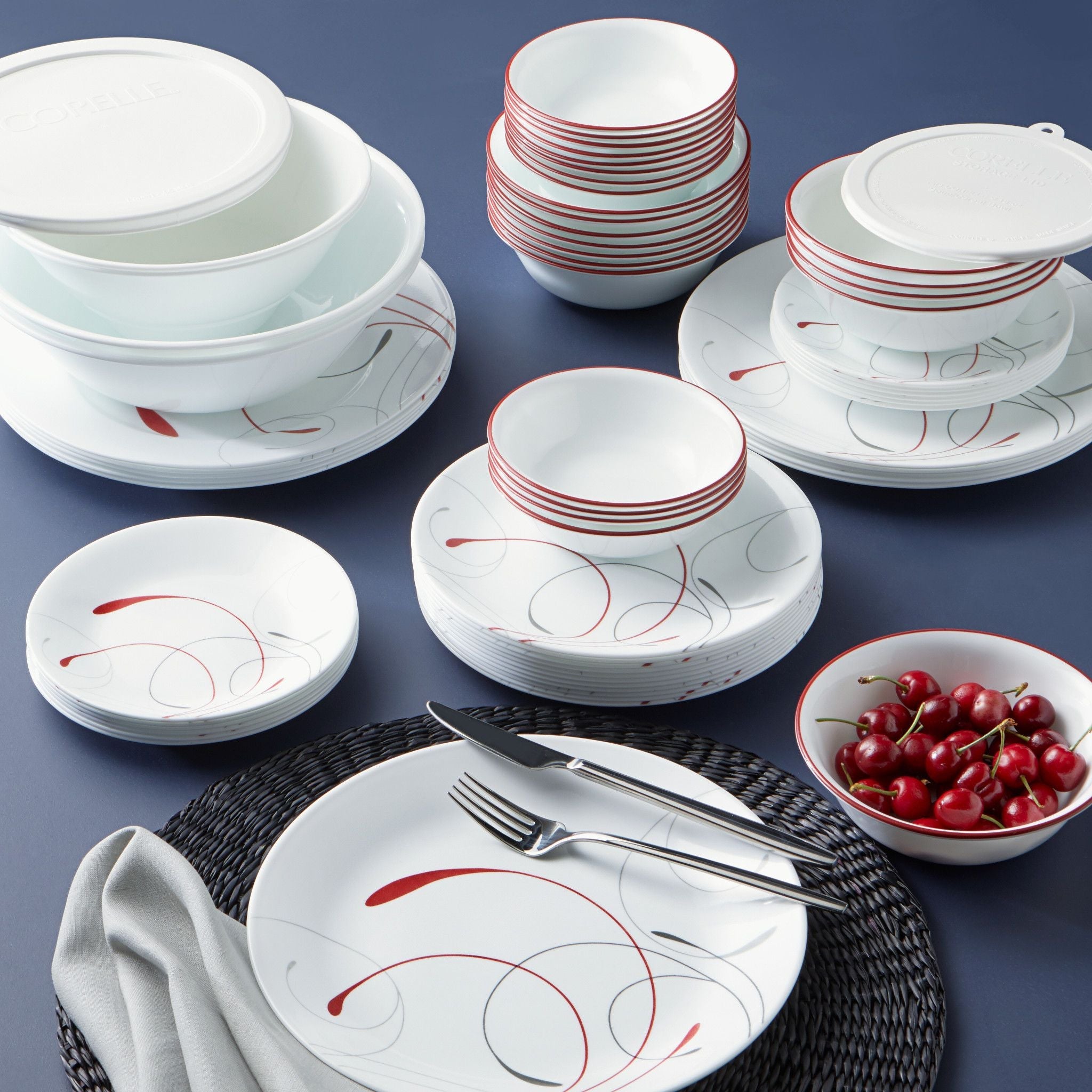 Corelle® Classic Splendor 78-piece Dinnerware Set, Service for 12