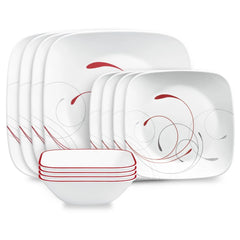 Corelle® Square Splendor 12-piece Dinnerware Set, Service for 4