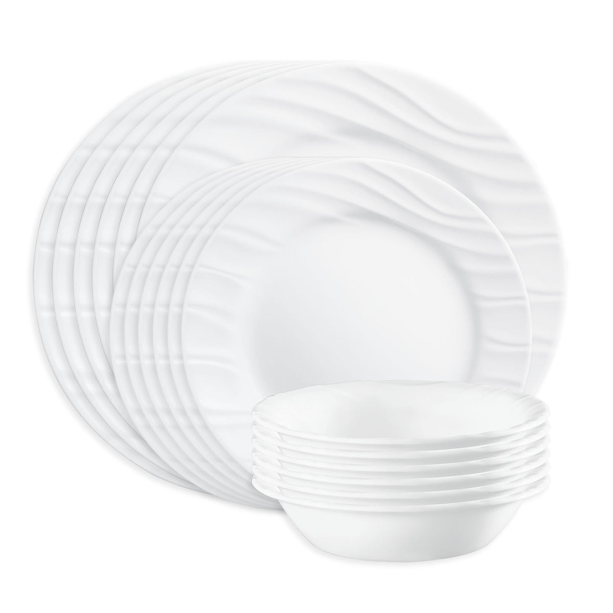 Corelle® Swept 18-piece Dinnerware Set, Service for 6