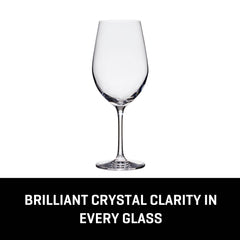 Lucaris Tokyo Temptation Cabernet Glasses (4-Pieces), 16-ounce, Dishwasher Safe, Lead-free Crystalline