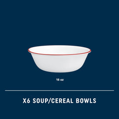 Corelle® Splendor Round 18-ounce Bowl, 6-pack