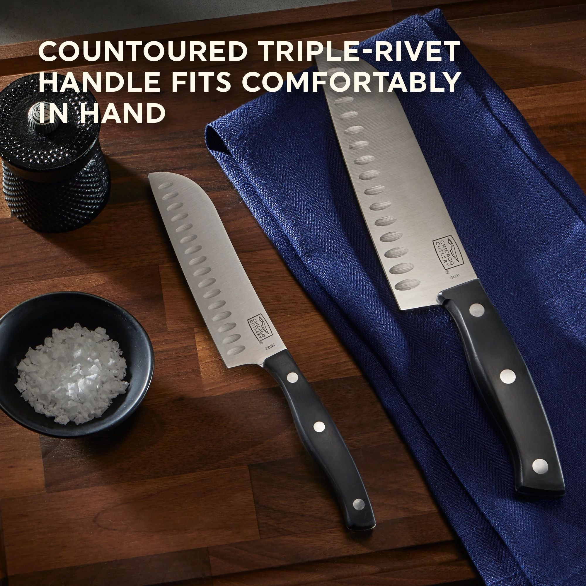 Chicago Cutlery® Ellsworth 2-piece Santoku Knife