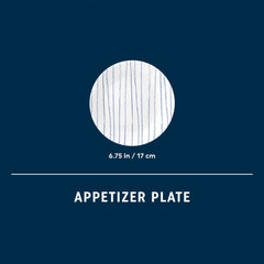 Corelle® Botanical Stripes 6.75" Appetizer Plate