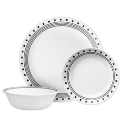 Corelle® City Block 12-piece Dinnerware Set, Service for 4