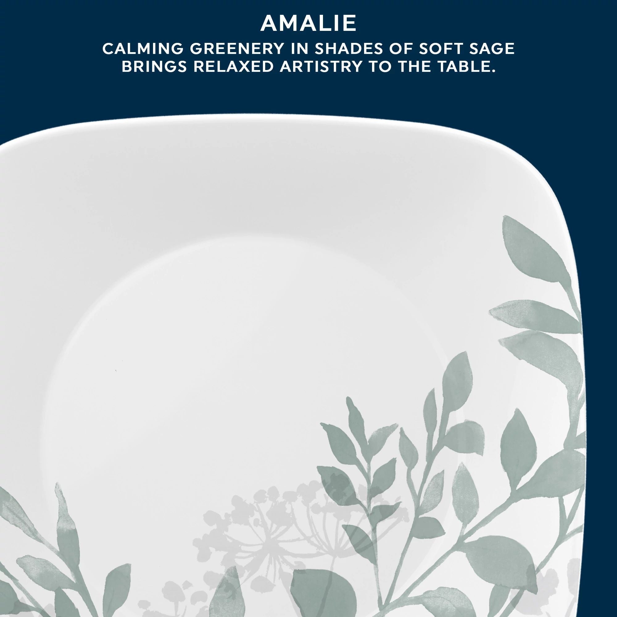 Corelle® Square Amalie 6.5" Appetizer Plate