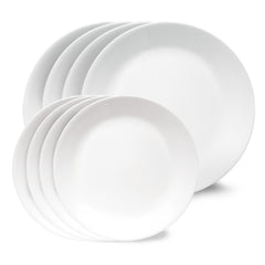 Corelle® Shimmering White Salad and Dinner Plates Set, 8-pack