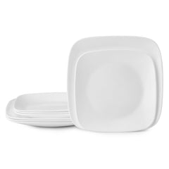 Corelle® Boutique Vivid White 8-piece Dinnerware Set, Service for 4