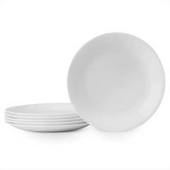 Corelle® Winter Frost White Dinnerware Set – Service for 6 + Salad Plates