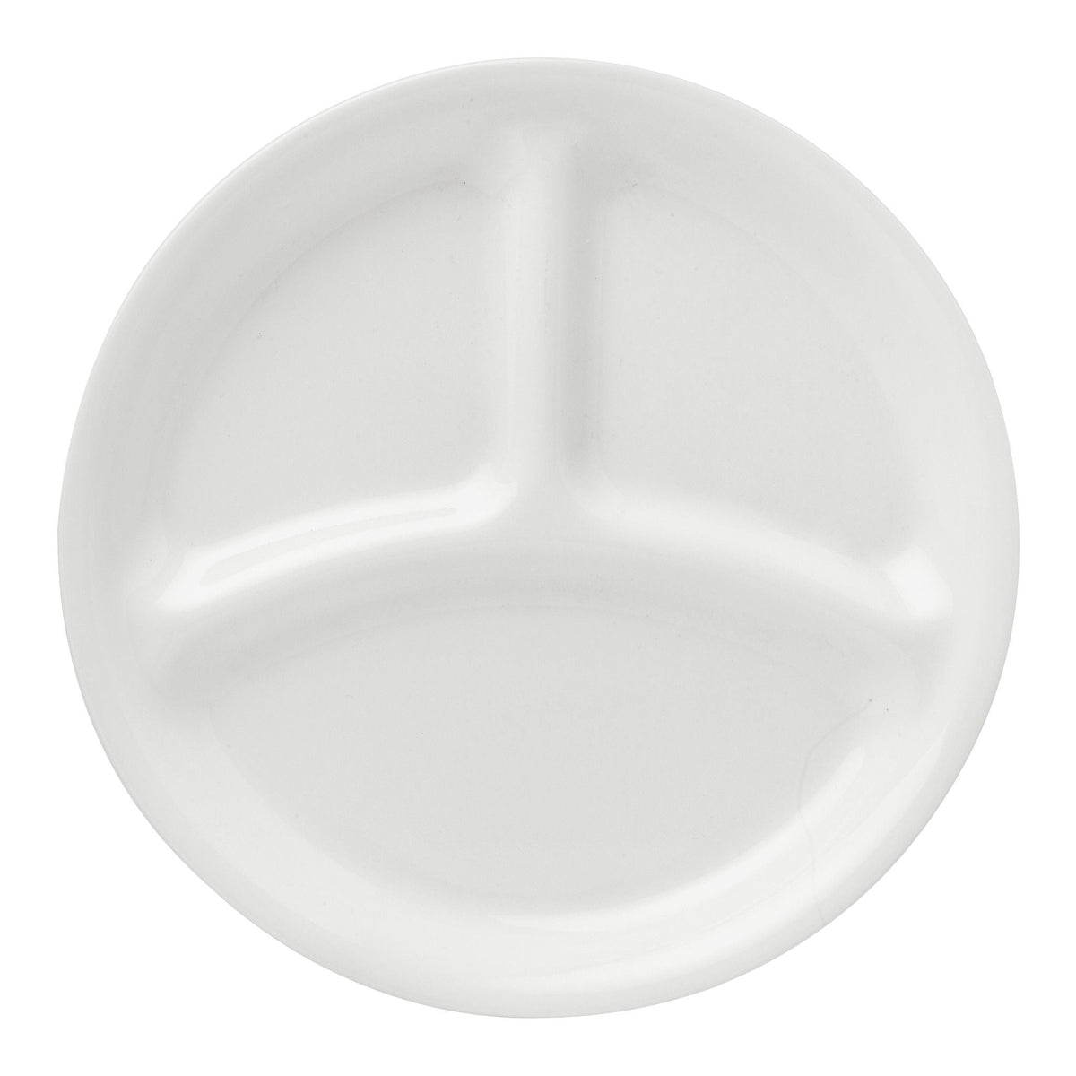 Corelle® Winter Frost White 8.5" Divided Salad Plate