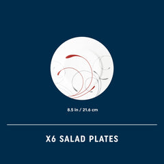 Corelle® Round Splendor 8.5" Salad Plate, 6-pack